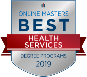 2019 Health Services Award from OnlineMasters.com
