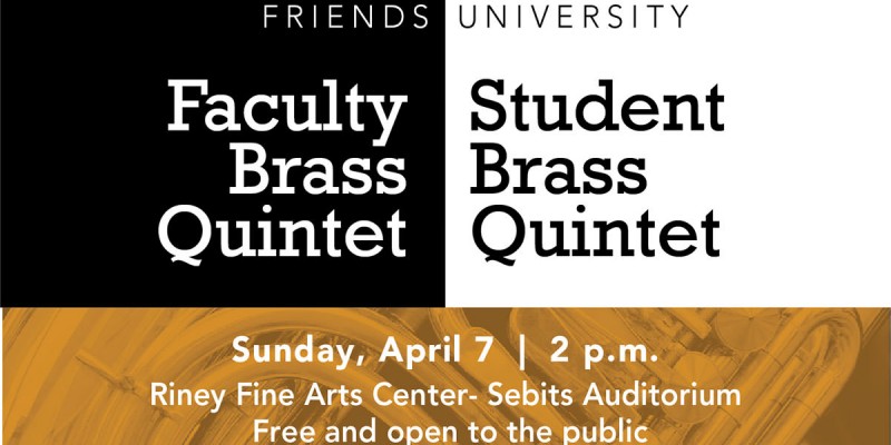 Faculty Brass Quintet to perform at Friends University April 7