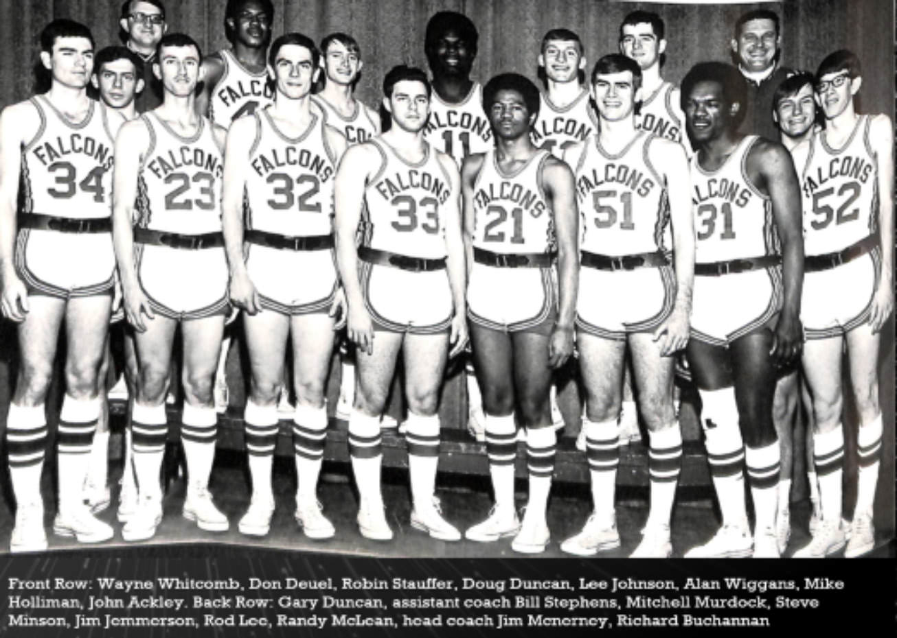 Quaker Men's Basketball team's 1973 NAIA Championship